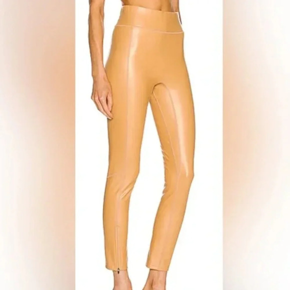 A.L.C Emile Faux Leather High Waist Leggings. Sz: 10